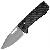 SOG 12630157 Ultra XR Lock Graphite Gray Knife Carbon Handles