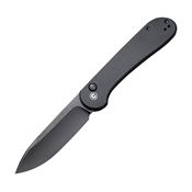 Civivi 2103A Elementum Button Lock Black Knife Black Handles