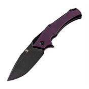 Kansept  T1008A6 Helix Linerlock Knife Purple Handles