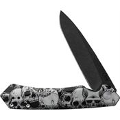 Case XX 64645 Kinzua Black Stonewash Knife Black Handles