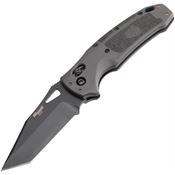 SIG 36362 K320 Able Lock Black Cerakote Folding Knife Gray Handles