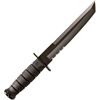 Ka-bar Knives 1245 Black Tanto Fixed Blade Knife with Kydex Sheath
