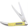 Case Knives 120 Fishing Pocket Knife with Yellow Handle