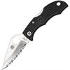 Spyderco Knives LBKS3 Ladybug Lockback Knife with Serrated Blade