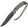 Tops Knives 88 Moccasin Ranger Fixed Blade Knife with Black Linen Micarta Handles & Kydex Sheath