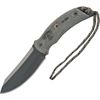 Tops Knives L01 Tops Loner Fixed Blade Knife with Black Linen Micarta Handles & Kydex Sheath
