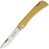 German Eye Knives 99YL Carbon Steel Sodbuster Lockback Pocket Knife with Yellow Celluloid  Handles