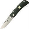 Fallkniven Knives TK4 Tre Kronor Folder Lockback Knife with Black Zytel Handles