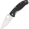 Spyderco Knives 122GP Standard Edge Tenacious Linerlock Knife with Black G-10 Handles