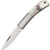 Moki Knives 102EG Meek Lockback Knife with Mother of Pearl & Abalone Handles