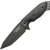 Camillus Knives 18509 Black Tanto Point Fixed Blade Knife with Micarta Handles