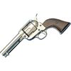 Denix Replicas 1186NQ Nickel Plated Finish Colt 45 Peacemaker Replica with Wood Grips