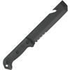 Becker Knife & Tool 3 Part Serrated Tac Tool Fixed Blade Knife with Black Grivory Handles