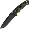 Hogue Knives 35178 Tactical Fixed Blade Knife with Green 3D Contoured G-10 Fiber with G-Mascus® Pattern Embedded Handles