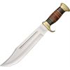 Down Under Knives CD Bowie Fixed Blade Knife with Genuine Ebony, Leather & Brass Handles