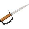 Combat Ready Knives 039 1917 Trench Fixed Blade Knife with Brown Wood Handles