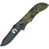 Elk Ridge Knives 015 Camo Linerlock Knife with Camo Finish Aluminum Handles with Black Finish Stainless Pocket Clip