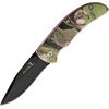 Elk Ridge Knives 120 Pink Camo Folder Linerlock Knife with Pink Aluminum Handles