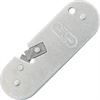Sterling Knives SE Compact Knife Sharpener with Silver Finish Lightweight Aluminum Body