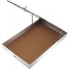 Display Cases 1170 End Opening One Piece Aluminum Frame & Tempered Glass Top Display Case