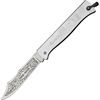 Douk-Douk Knives 815CH Douk-Douk Folder Knife with Silver Finish Folded Steel Handles