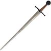 Rawlings Swords PR9022 Silver Blade Xtreme Synthetic Sparring Single Hand Sword with Brown Handles