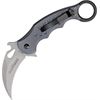 Fox USMC Knives 478 Karambit Linerlock Knife with Gray Anodized Aluminum Handles