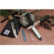 DMT Sharpener ADELUXE (Deluxe Aligner Complete Diamond Whetstone Knife Sharpening Kit with Serrated Sharpener)