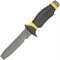 Underwater Kinetics 30071 Blunt Tip Blue Tang Titanium Fixed Blade Dive Knife with Black Yellow Handle