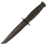 Ka-bar 1254 Short Tanto Leather Fixed Blade Knife