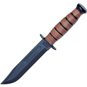 Ka-bar 1251 Short USA Plain Edge Fixed Blade Knife