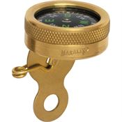Marbles 1141 Pin-On Survival Navigation Compass with Revolving Luminous Dial