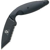 Ka-Bar 1482 TDI Law Enforcement with Serrated AUS-8 Tanto Point & Zytel Handles Fixed Blade Knife