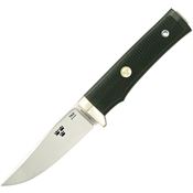 Fallkniven TK2 Tre Kronor Fixed Blade Knife with Black Thermorun Handle