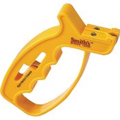 AC 60 Knife and Scissors Sharpener with Yellow Plastic Handle