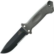 Gerber 1626 Lmf II Infantry Fixed Stainless Blade Knife with Tpv Overmolded On Foliage Green Nylon Handle