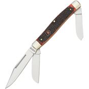 Robert Klass 6325RD Large Stockman Folding Pocket Knife with Red Bone Handle