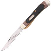 Schrade 194OT Old Timer Lockable Trapper Clip Point Linerlock Folding Pocket Knife with Sawcut Delrin Handles