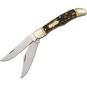 Schrade 227UH Uncle Henry Folding Hunter Knife with Delrin Stag Handle