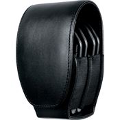 ASP Tools 56160 Black Leather Open Top Handcuff Case
