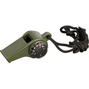 Explorer Compass 15 Emergency Whistle with Compass with OD Green Thermoplastic Construction