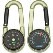 Explorer Compass 23 Carabiner Compass with Bronze Composition Casing