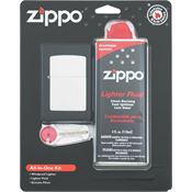 Zippo 19305 ORMD All-In-One Kit with Chrome Finish Lighter