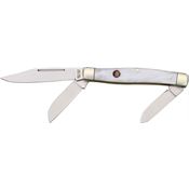 Robert Klass 4325 Large Stockman Folding Pocket Knife with Imitation Pearl Handle