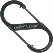 Nite-Ize NISB3-03-01 Black Size 2.67" x 1.18" x 0.26" Dual Carabiner Stainless Steel