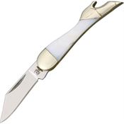 Rough Rider 937 Mini Leg Folding Pocket Knife with White Pearl Handle