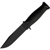 Ka-Bar 2221 Mark 1 Fixed Carbon Steel Blade Knife with Black Kraton G Handle