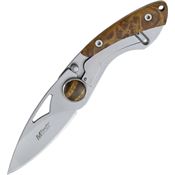 MTech 210W Framelock Knife Stainless/Wood Handles
