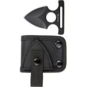 Benchmark K030 Push Dagger Fixed Spear Point Blade Knife with Black Finish Stainless Construction