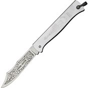 Douk-Douk 815CH Folder Silver With Silver Finish Folded Steel Handle